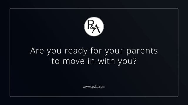 When Your Parents Need to Move